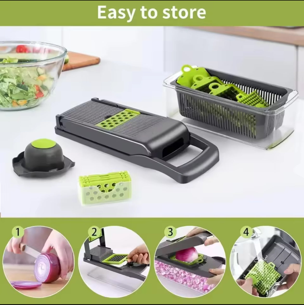 14 in 1 Multifunctional Vegetable Chopper.