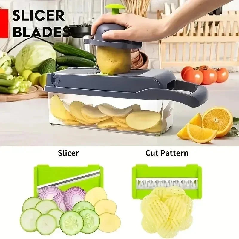 14 in 1 Multifunctional Vegetable Chopper.
